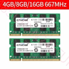 8GB 2x 4GB 2GB PC2-5300S DDR2