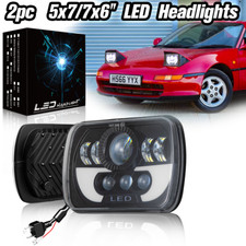 2Pcs 5x7" 7x6" LED High Low