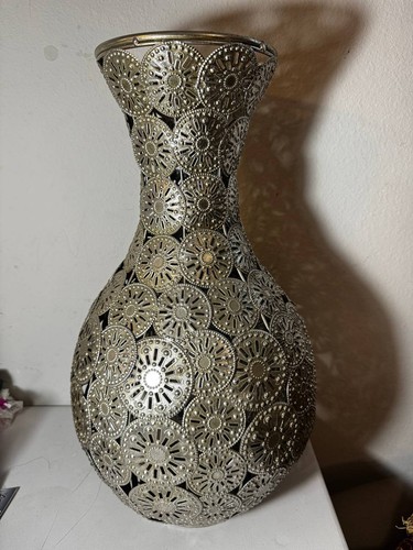 Tall silver aluminum - tall, lace