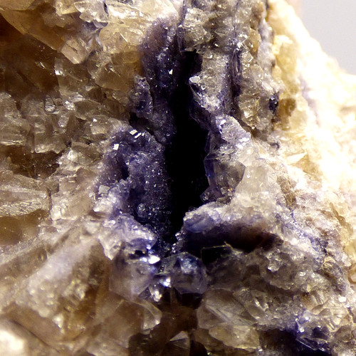 Blue john fluorite crystal - john,