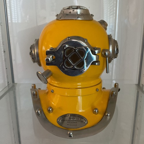 Navy mark diving helmet - navy, v