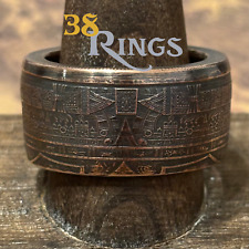 COPPER Aztec Calendar Coin