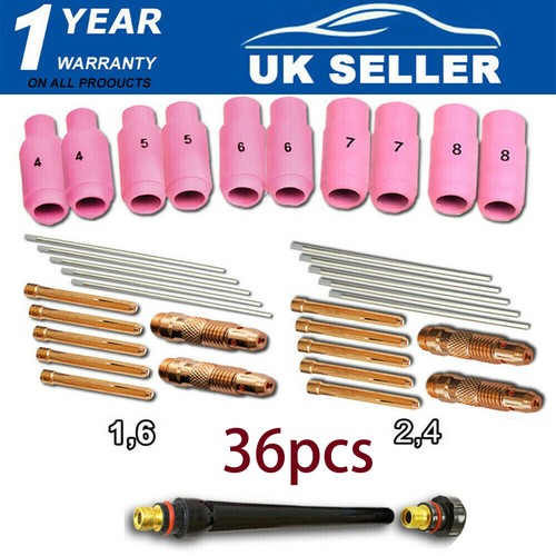 Tig wear parts set pcs - parts, 36