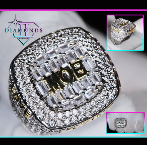 Simulated diamond ring mens - simulated,