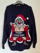 Naked Santa Christmas Jumper