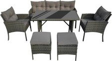 7 SEATER RATTAN GARDEN