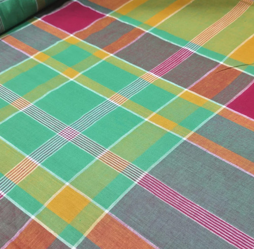 Cotton linen madras check - madras,
