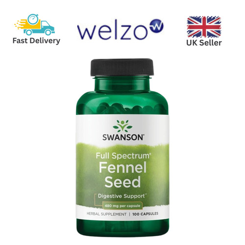 Swanson fennel seed 480mg 100 - swanson,