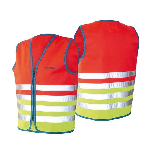 Wowow safety vest - wasabi, red