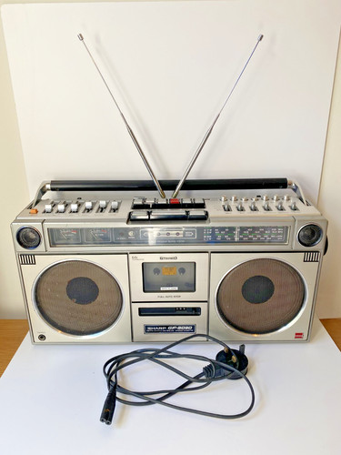 Sharp 9090e boombox - sharp, gf-9090e