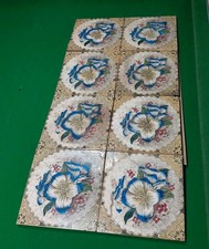 Antique Victorian Blue Floral