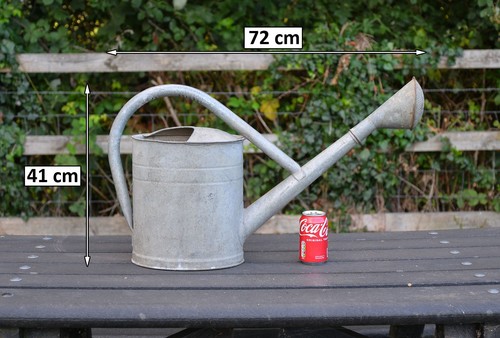 Old vintage galvanised - old,