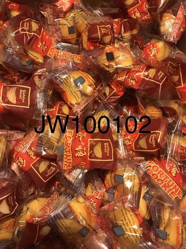 Golden bowl fortune cookies - golden,