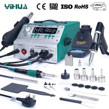 YIHUA 948-II 4-in-1 Digital Soldering & Desoldering Rework Station Complete Kit