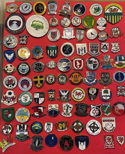 Welsh football club - football, enamel