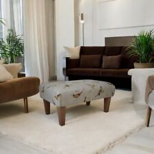 small pheasant footstool with French oak wooden legs, new quality stool