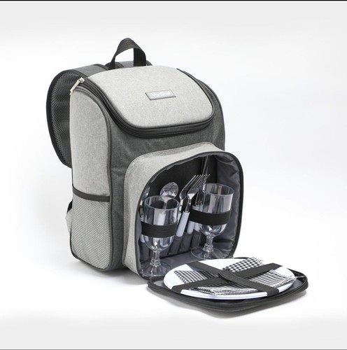 Vonshef picnic backpack grey - picnic,