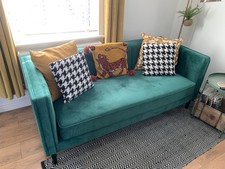 Habitat Green Vanessa Velvet