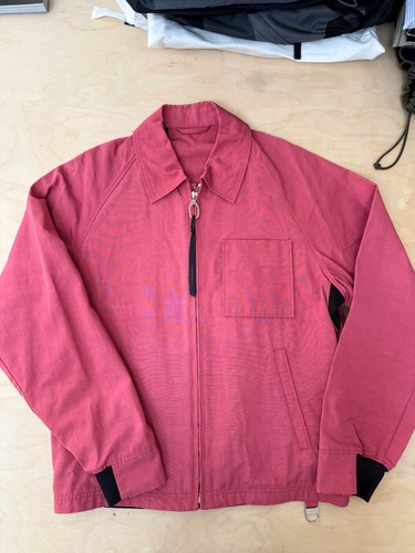 Lanvin mens pink biker bomber - mens,