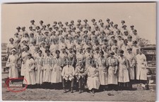 Original photo postcard WW1 Canary girls munition factory workers Woolwich E