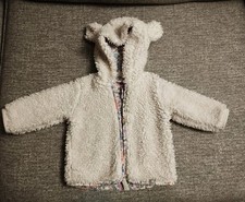 Cosy White M&S Teddy Jacket