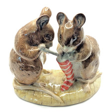 Royal Albert Beatrix Potter figurine The Christmas Stocking