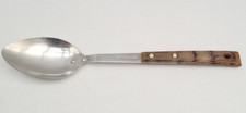 Vintage Prestige Serving Spoon Stainless Steel With Wooden Handle