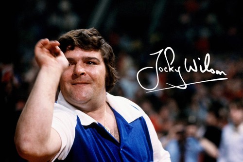 Jocky wilson signed - jocky,