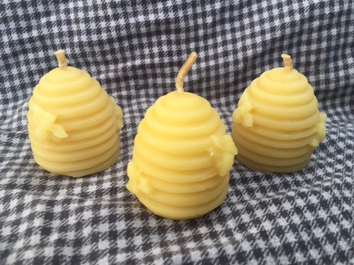 Lovely pure beeswax candles - 3,
