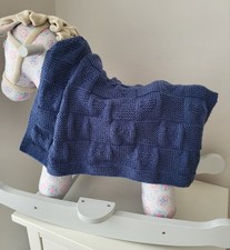 Hand knitted heart pattern