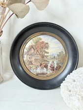 Antique Prattware Pot Lid in