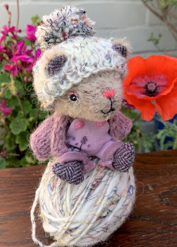 Handmade miniature teddy - handmade,
