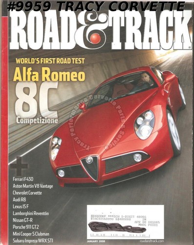 January 2008 road and - and, track