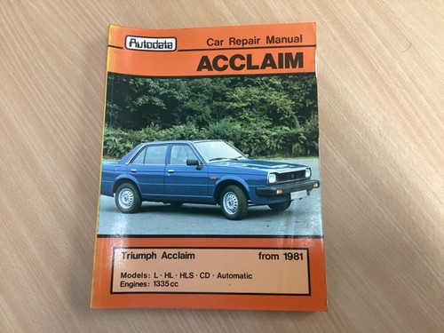 Triumph acclaim autodata - triumph,