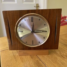 VINTAGE SMITHS MANTLE CLOCK 1950S LATE ART DECOR