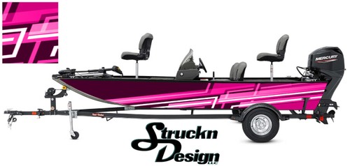 Graphic pontoon pink modern - pontoon,