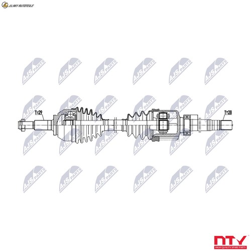 Driveshaft npw 205 - driveshaft, npw-re-205