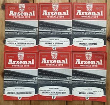 Arsenal Home Programmes