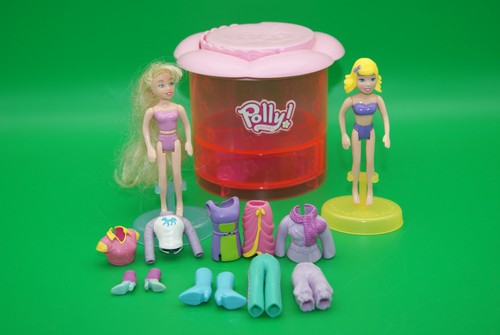 Polly pocket dolls with - x,