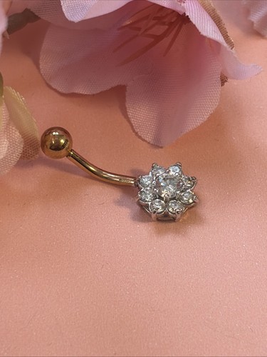 9ct gold crystal - 9ct, stone