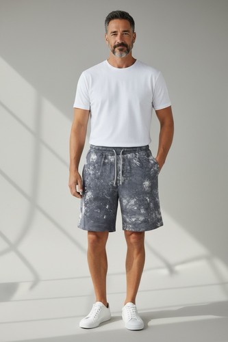 Men women marble fleece - marble,