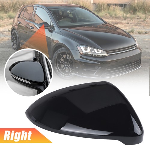 Gloss black door wing mirror - gloss,