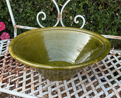 Vintage antique green glazed - vintage/antique,