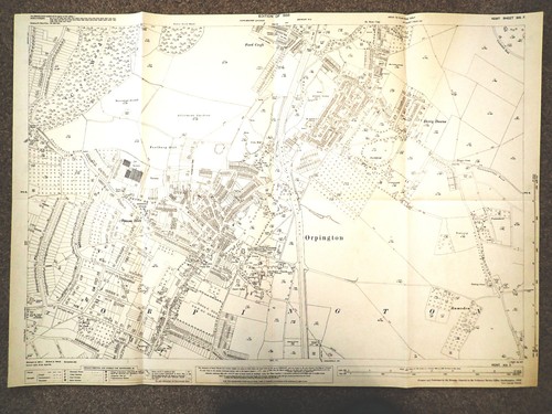 Kent old map plan - kent,