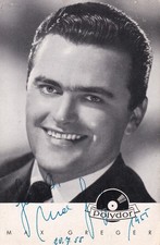 Autograph - Max Greger