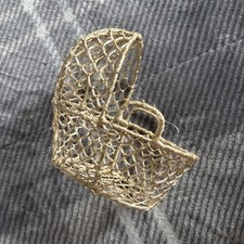 VINTAGE WICKER WIRE  AND