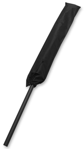 Oxbridge black large parasol - black,
