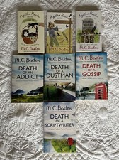 7 M.C. Beaton Paperback Book Bundle, Agatha Raisin, Hamish Macbeth.