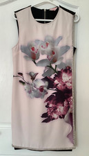 Ted Baker Burford crystal gem embellished shift tunic dress size 3 / UK 12