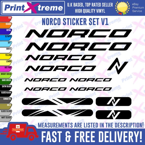 Norco bike decal stickers - bike,